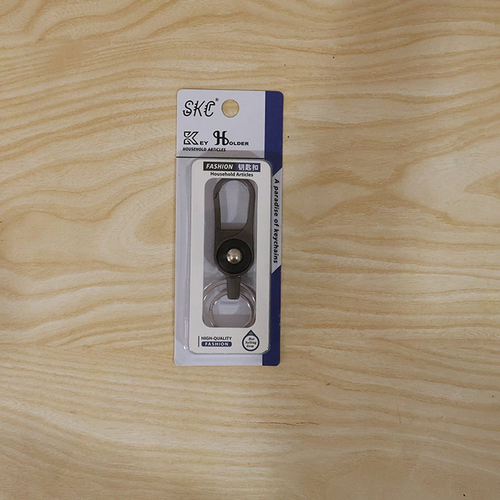 Modern metal key holder with carabiner clip for daily carry