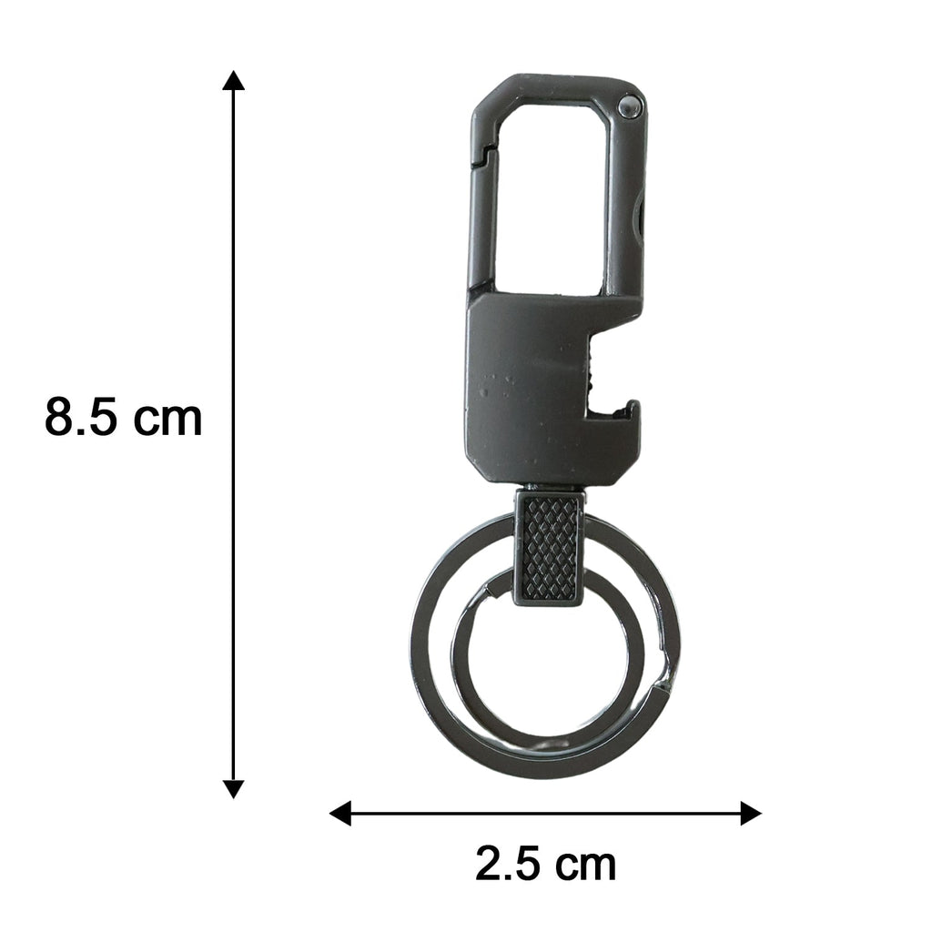 Lightweight and rugged metal key holder for men and women