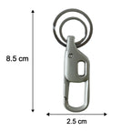Multiple images displaying different angles of metal key holder