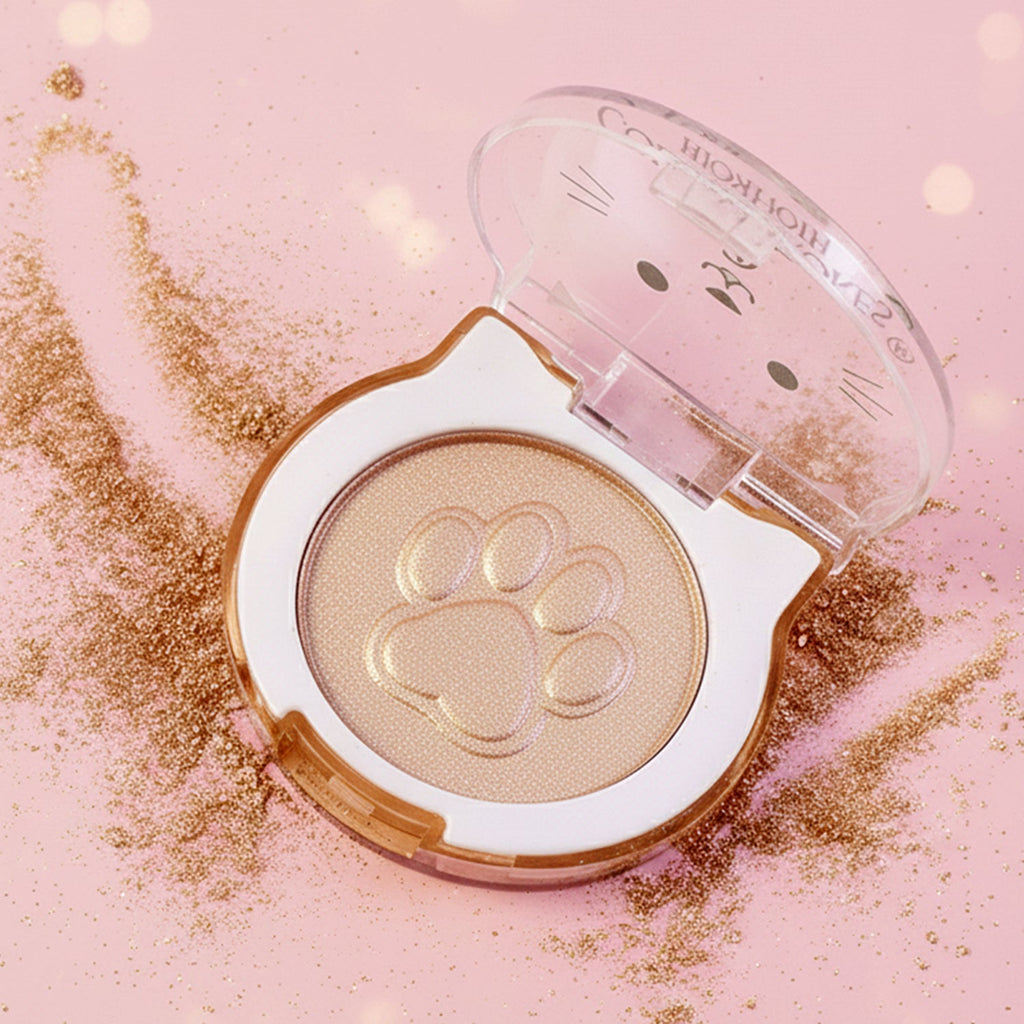 Radiance shimmer highlighter illuminating cheekbones and nose