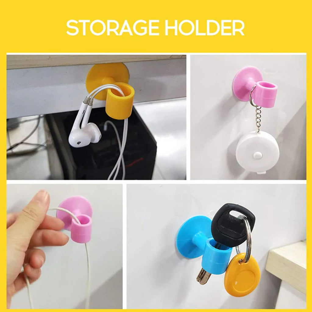 Door stopper set installed on door and wall to prevent scratches