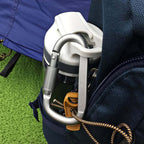 Secure gear carabiner hook with screw-lock for outdoor use