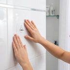 Self-stick transparent adhesive hook for household storage
