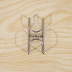 Transparent double loop adhesive wall hook
