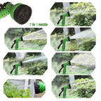 Leak-resistant connector of garden hose spray nozzle ensuring steady water flow