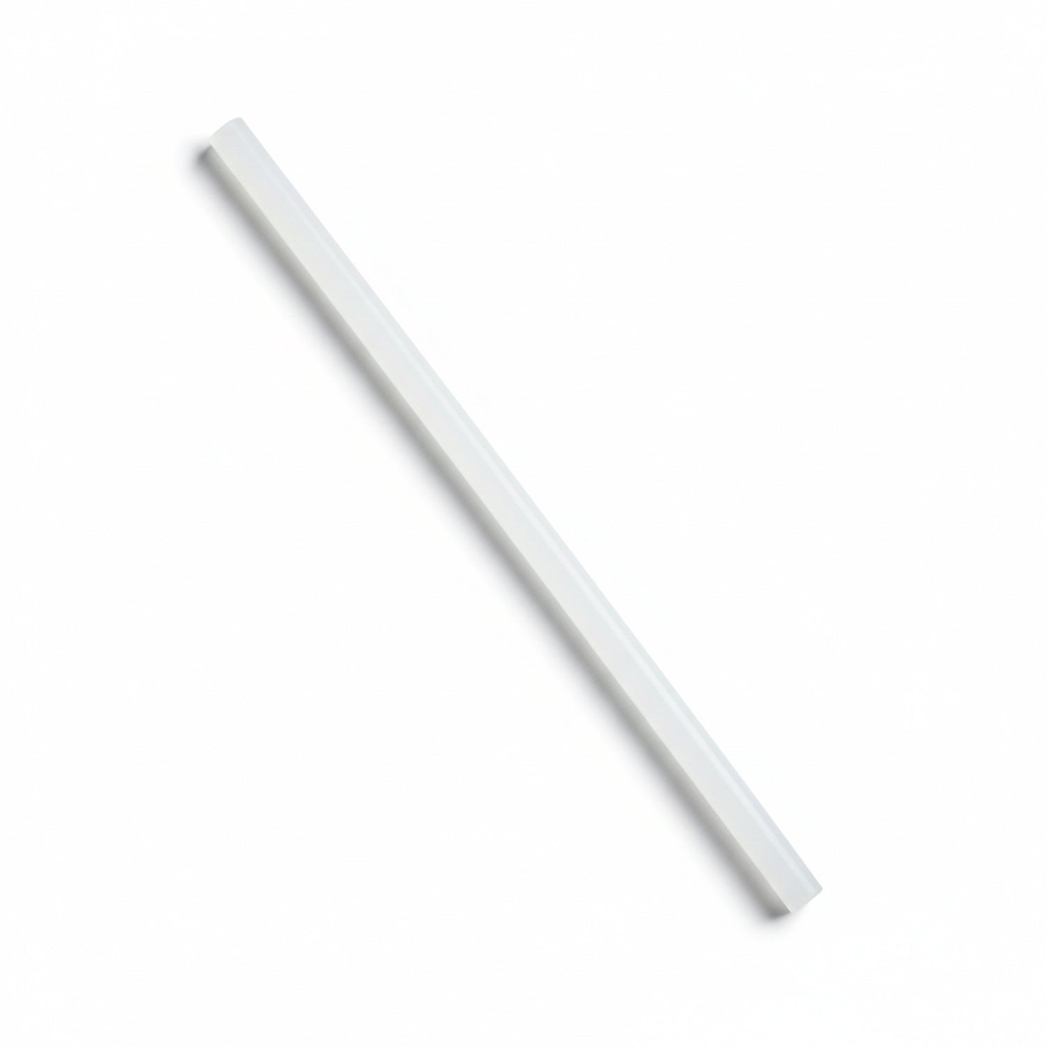 Transparent hot glue stick designed for craft projects and repairs
