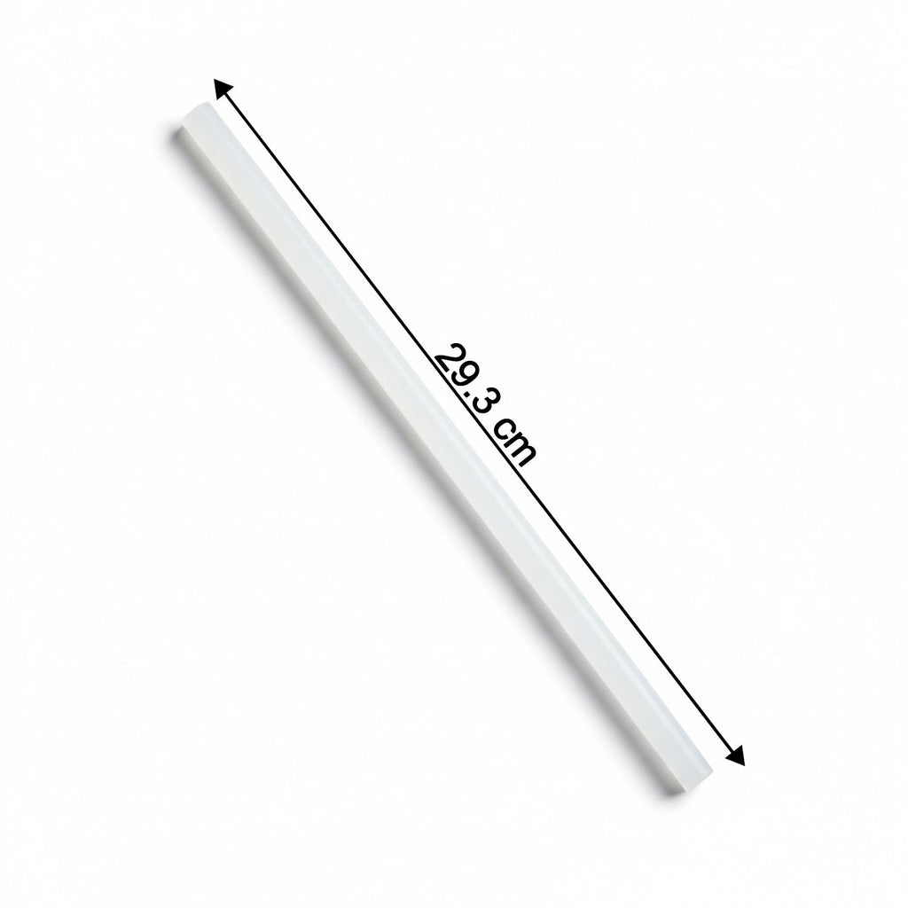 Long clear hot melt glue stick measuring 29 cm for adhesive needs