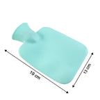 Flexible rubber hot water bag with wide mouth for easy filling
