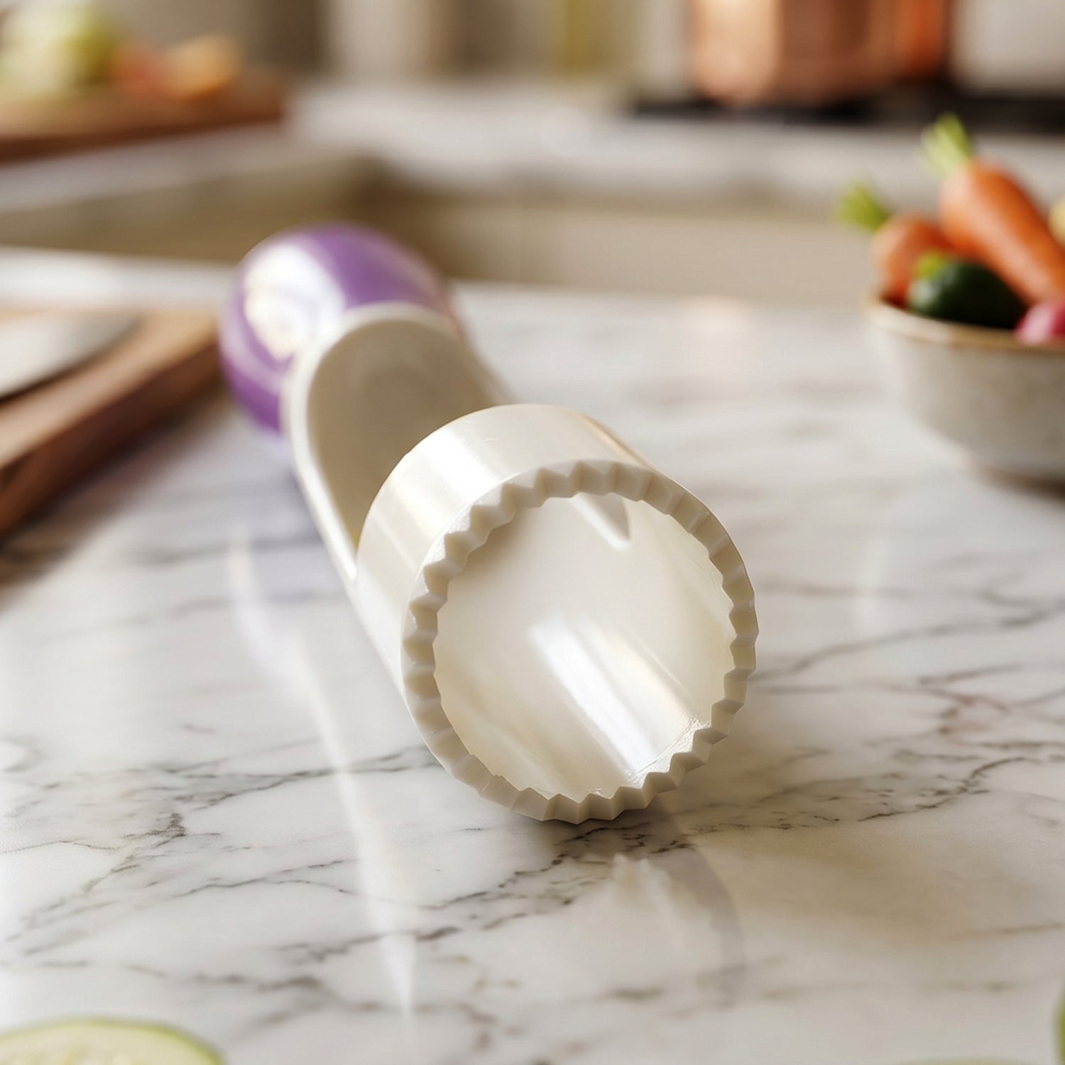 Apple divider kitchen gadget for quick slices