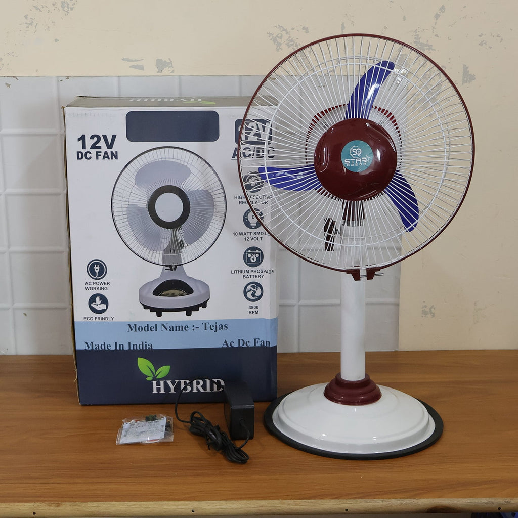 cooling fan with rechargeable battery for home and outdoor use