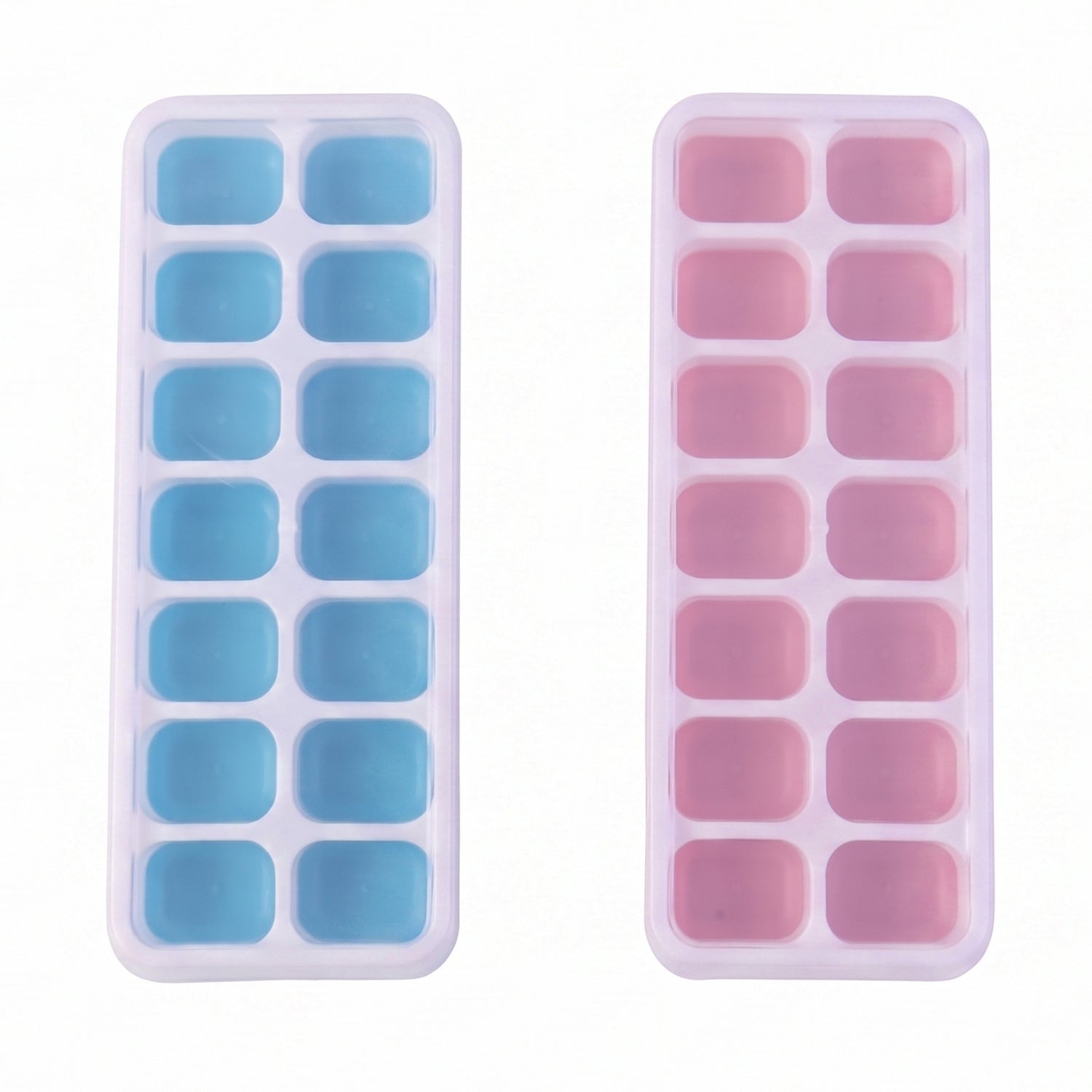 Multipurpose ice cube tray set with lid for kitchen use
