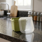 Easy-to-clean plastic kitchen storage box