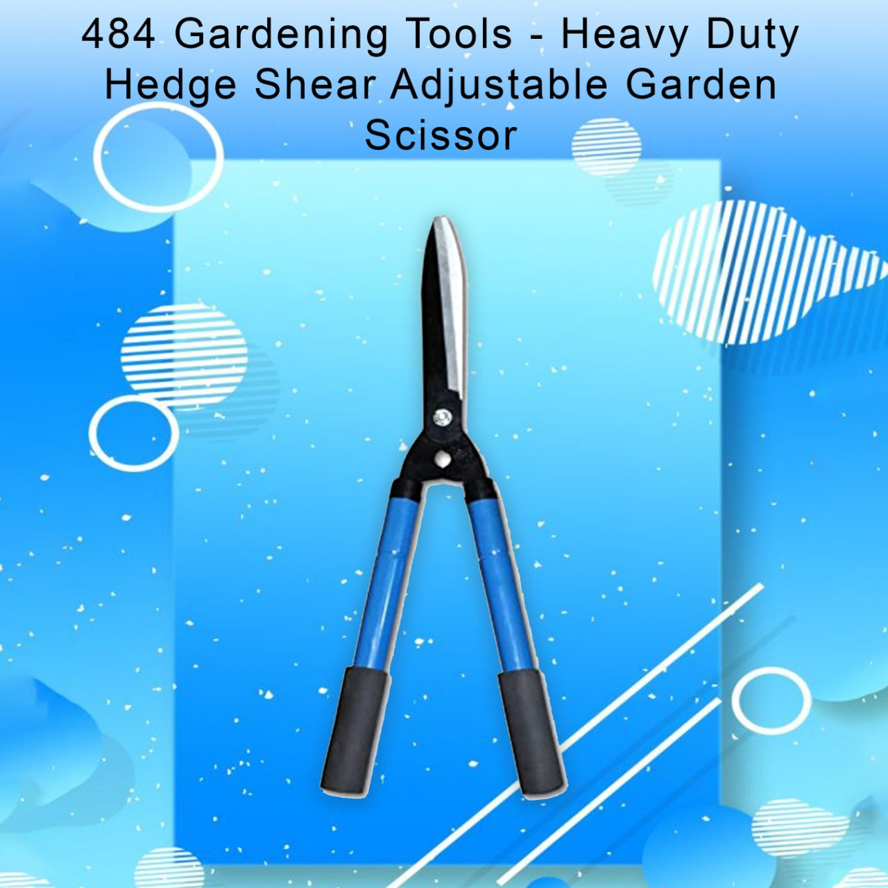 PillowTrek Hedge Shear with comfort grip handles, ready for garden pruning.