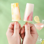 Homemade popsicle maker plastic in colorful design