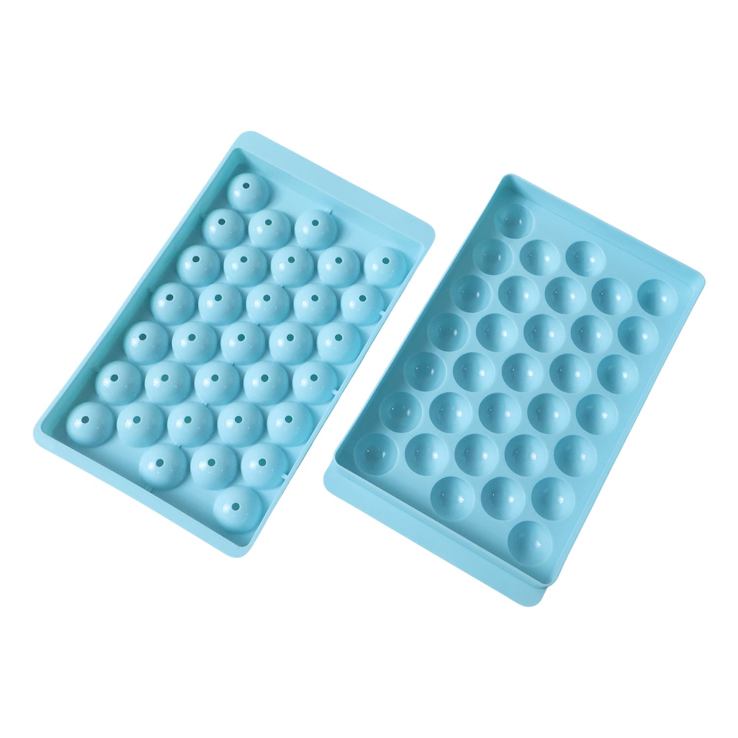 Lightweight blue plastic candy making mold