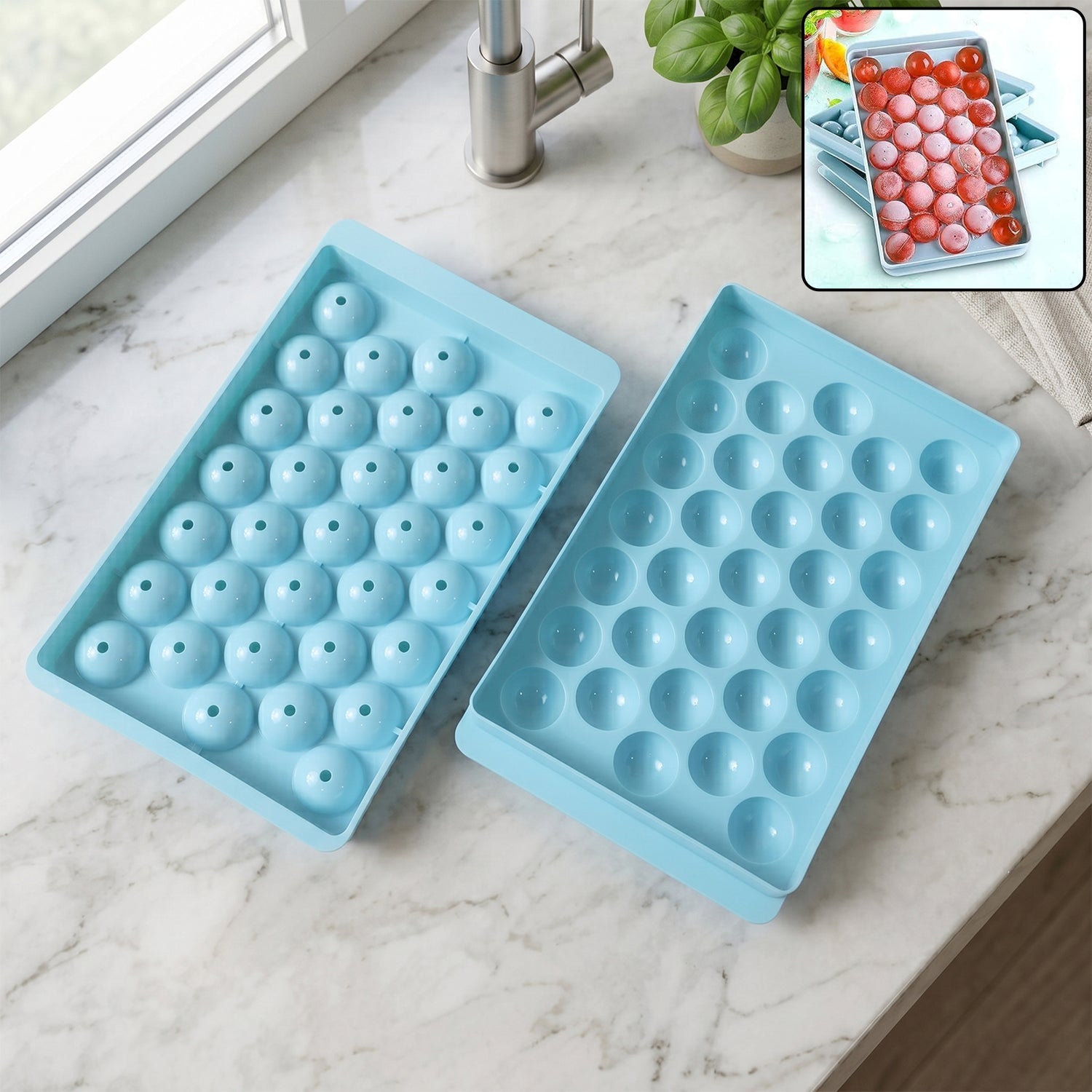 Blue lightweight plastic lollipop maker for home use