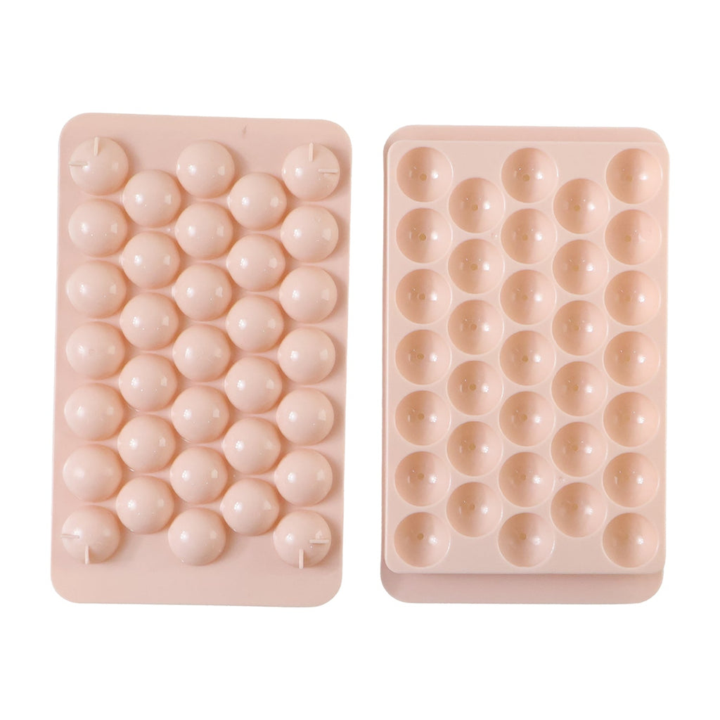Round ice cube tray with lid