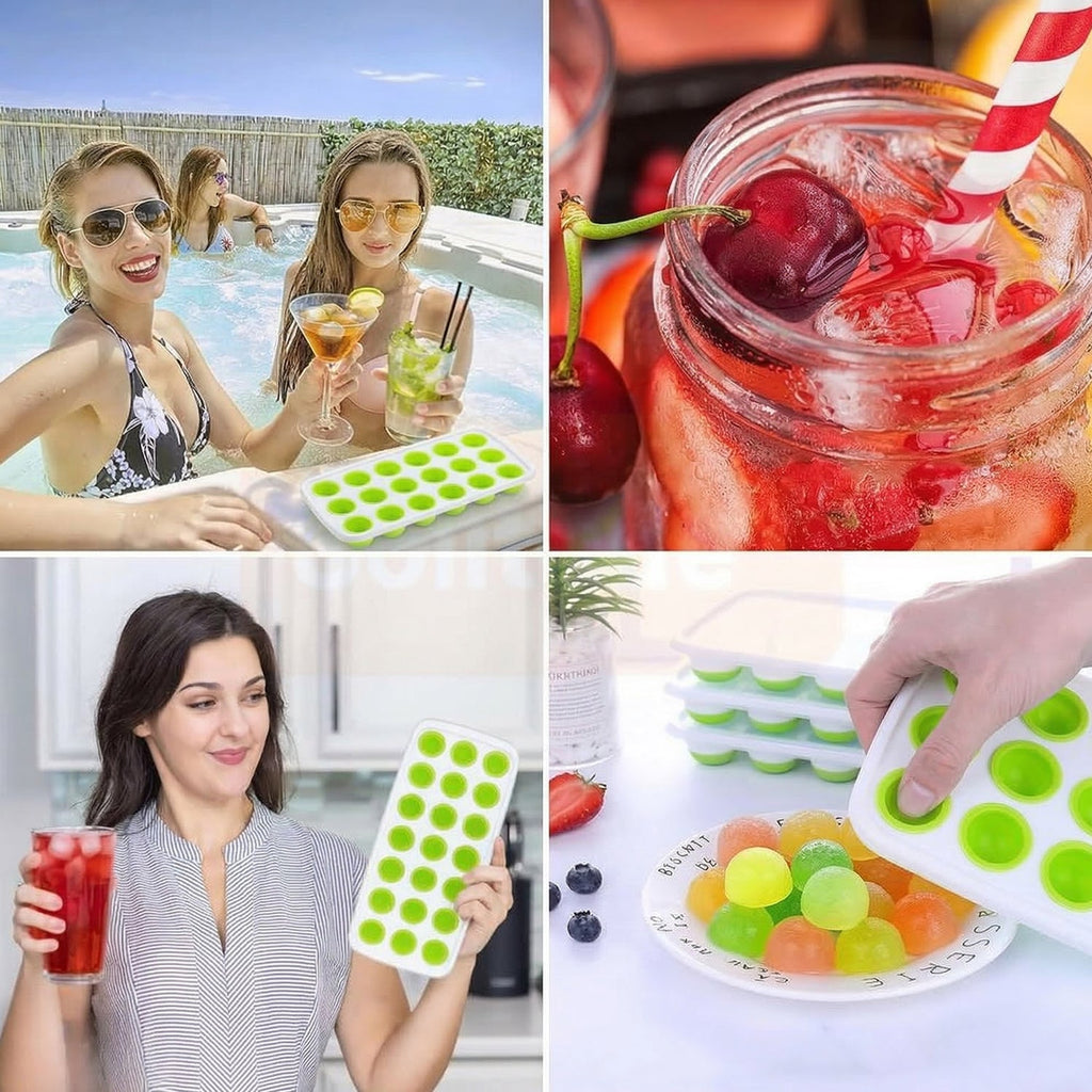Kitchen ice mold for easy food and beverage prep