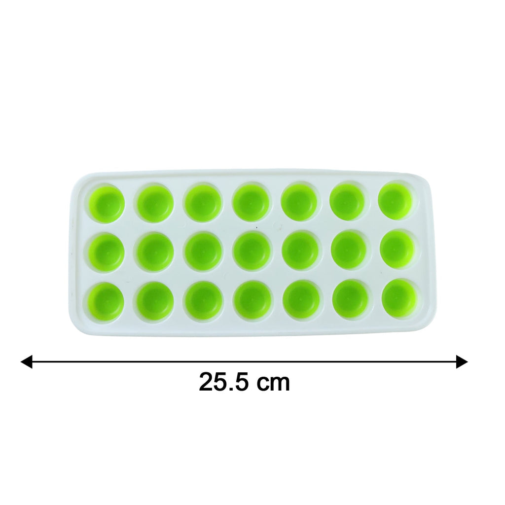 Round ice cube maker for beverages and desserts