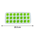 Round ice cube maker for beverages and desserts