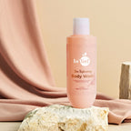 Application of hydrating body wash for smooth, soft skin