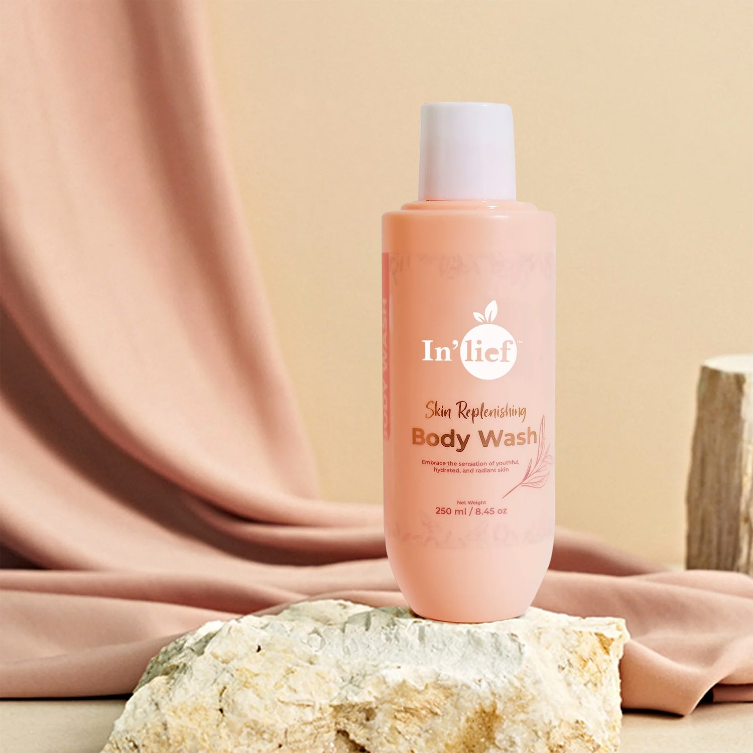 Application of hydrating body wash for smooth, soft skin