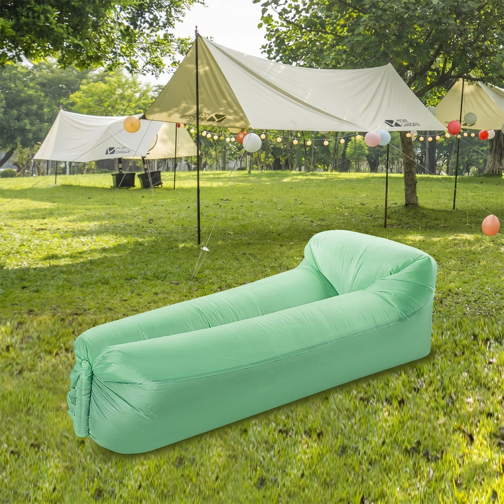 Beach and travel inflatable wind sofa for outdoor relaxation