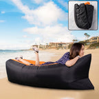 Inflatable Air Lounger Sofa with Carry Bag