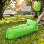 Waterproof inflatable sofa filled with air for outdoor lounging