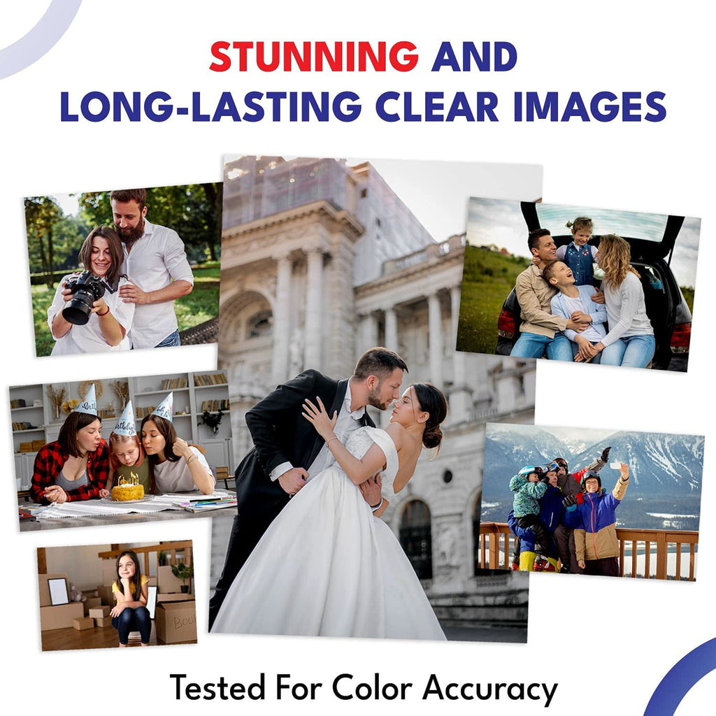 A4 photo printing paper lying on a desk, ready for use