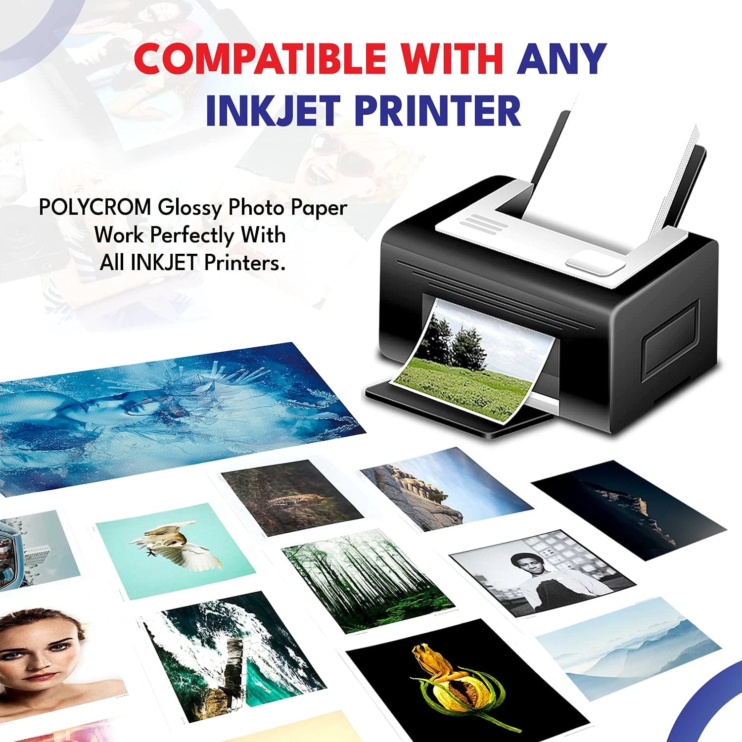Printable sheets of A4 inkjet paper for professional documents