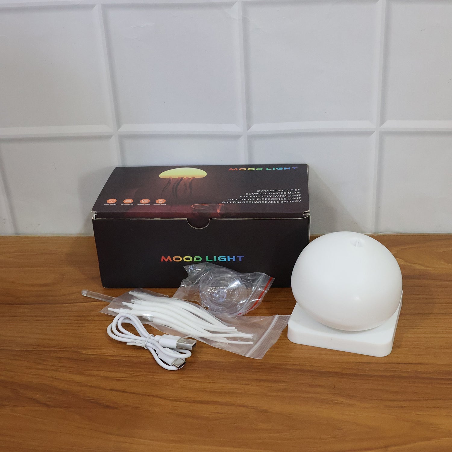 Ambient decorative jellyfish LED lamp perfect for indoor spaces