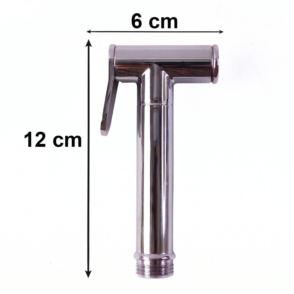 Bathroom with installed brass Shattaf health faucet