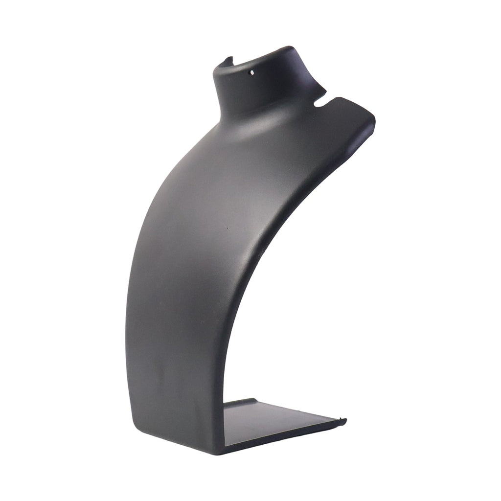 Top view of premium black necklace display stand mannequin bust in India