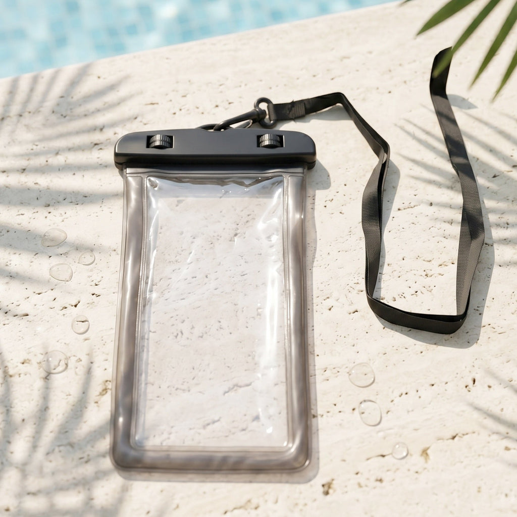 Underwater use of waterproof phone case for outdoor adventures