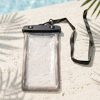 Underwater use of waterproof phone case for outdoor adventures