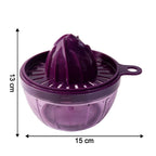 Manual citrus juicer with an effective seed filter for smooth juice