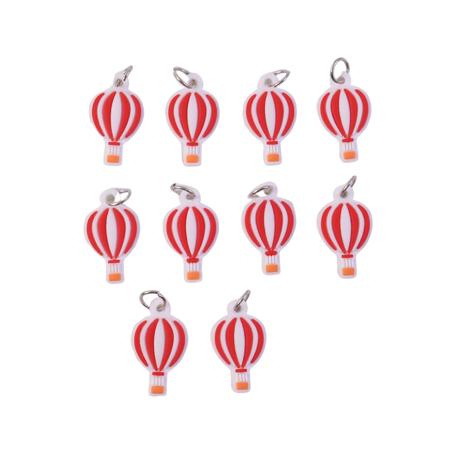 Stylish hot air balloon keychain for everyday accessories
