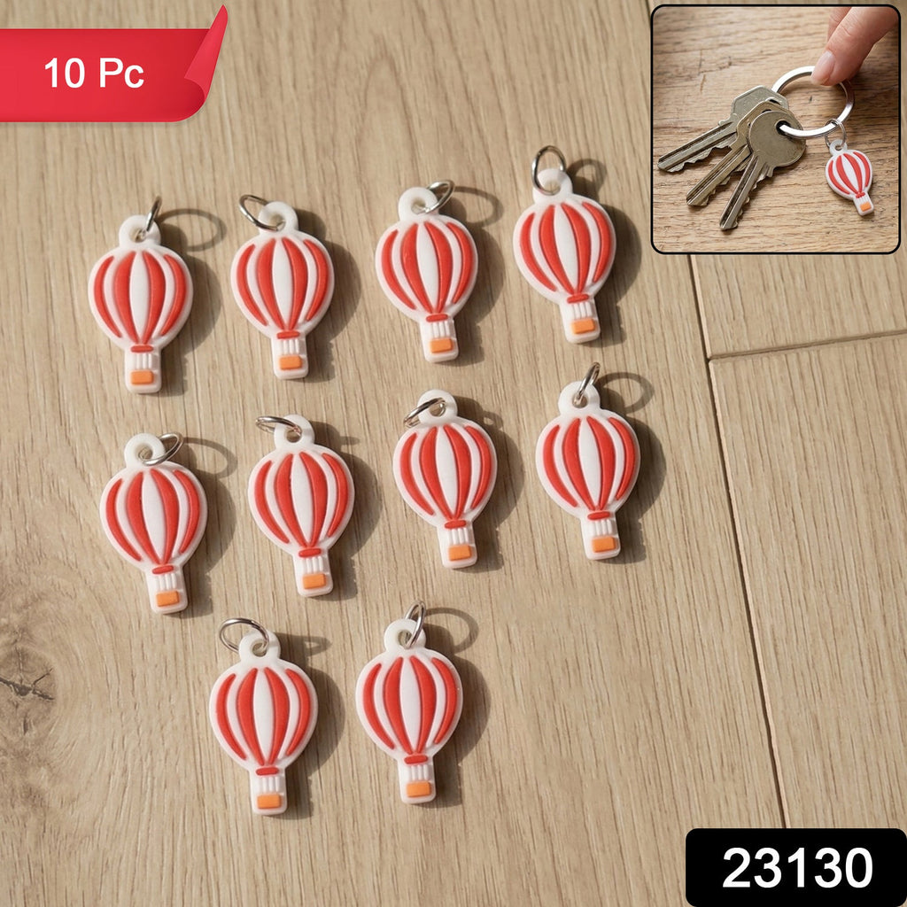 Vibrant balloon-shaped keyring set for accessories