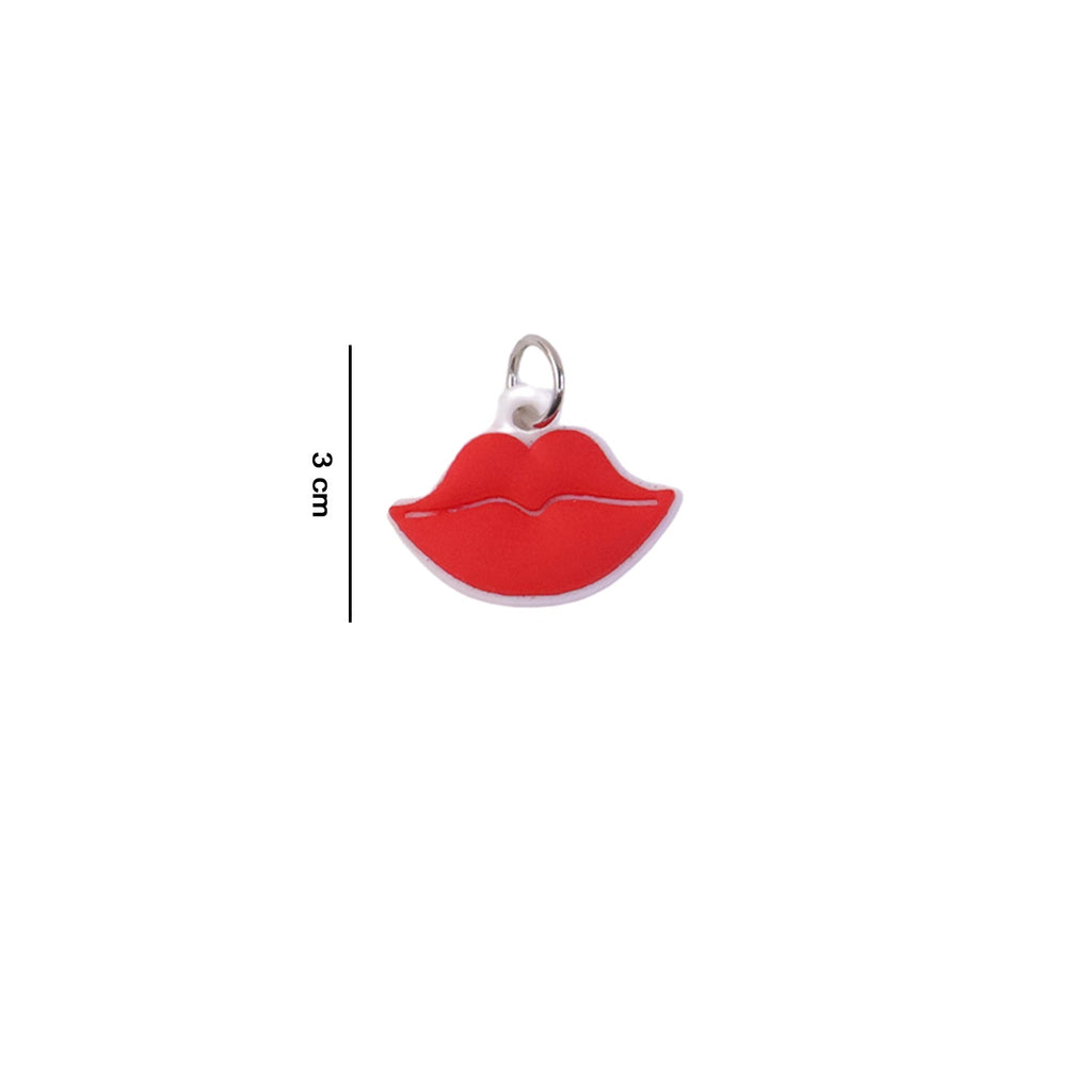 Fashionable lips shaped keychain in stylish design