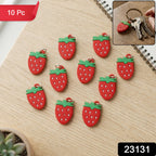 Cute strawberry design key ring for accessories