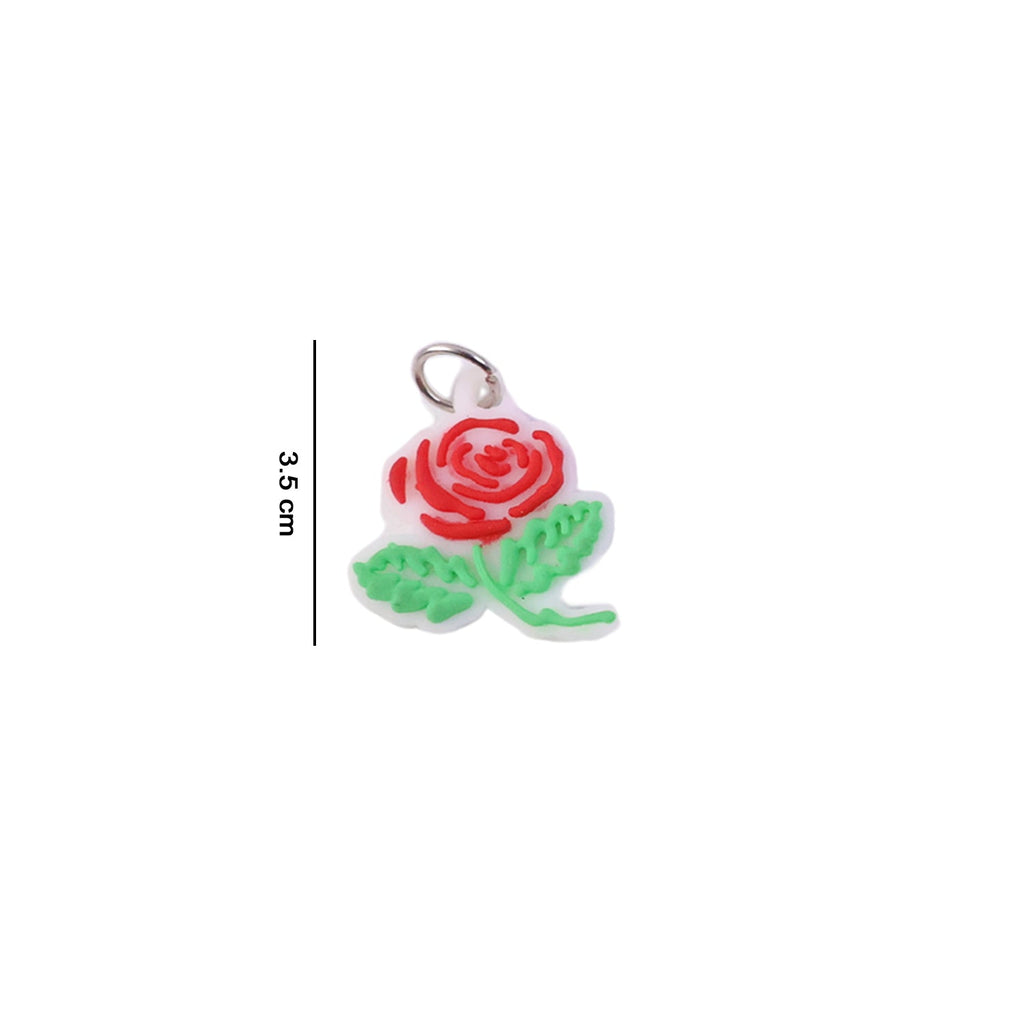Floral keyring charms for everyday use