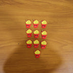 Cute snack keychain charm for gift and decor