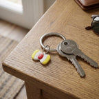 Colorful bow-shaped keychain charms for gifts and accessories