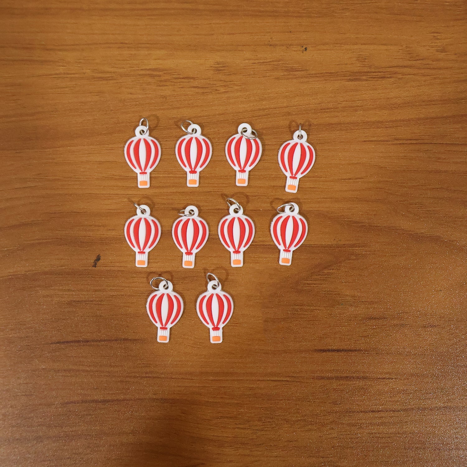Cute and durable hot air balloon bag charms for gifts