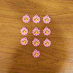 Decorative smiley flower keychain for accessories