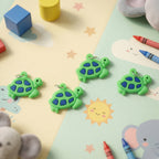 Cartoon turtle keyring set for everyday use