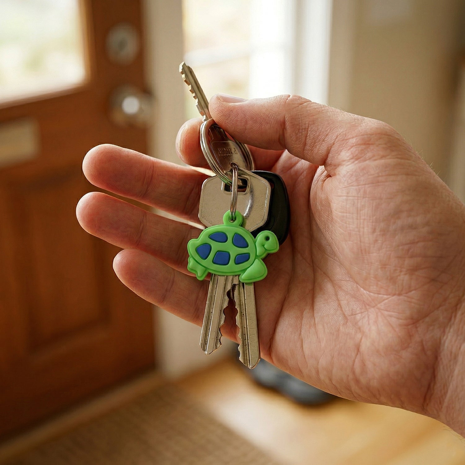 Cute turtle keychain set, perfect for gifting