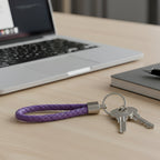 Braided Loop Keychain Set – Stylish 4-Piece Key Organizer