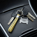 Jeep charm keychain set displayed against a white background